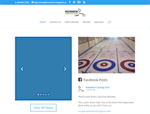 Tablet Screenshot of keewatincurlingclub.com